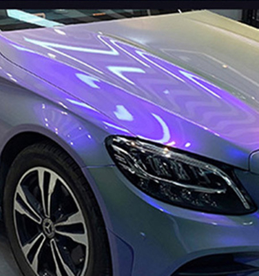 Spessore blu scorrevole del film 140gsm dell'involucro dell'automobile di scintillio del laser