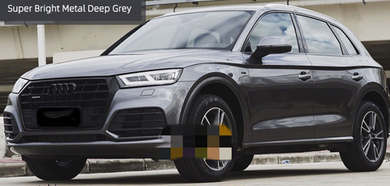 4,8 adesivo acrilico smontabile dell'involucro del vinile di MIL Car Gloss Dark Gray chiaro