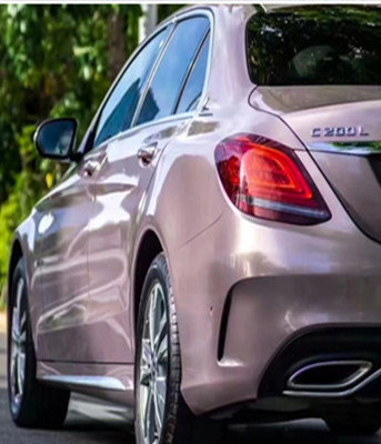Bolla autorigenerante dell'involucro del vinile di Plum Powder Ash Gloss Car del ghiaccio del metallo libera
