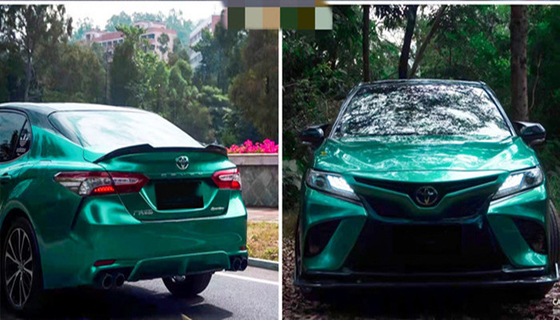 Emerald Gloss Car Vinyl Wrap metallico ricoprente con protezione del graffio