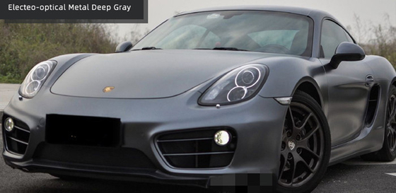 Prova profonda di Grey Car Wrap Film Moisture dell'elettro metallo ottico