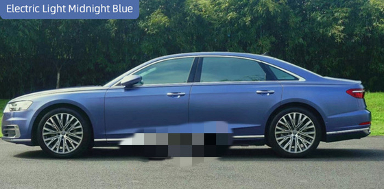 Prova ad alta temperatura dell'acqua del film libero di Matte Midnight Blue Car Wrap della bolla
