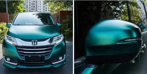 Tecnologia ottica elettrica di guarigione di Emerald Matte Car Vinyl Wrap Self