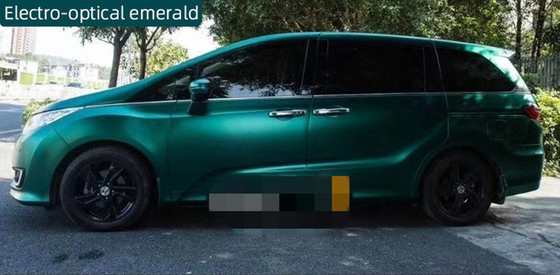 Tecnologia ottica elettrica di guarigione di Emerald Matte Car Vinyl Wrap Self