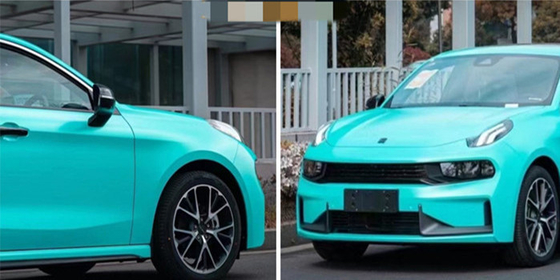 Rilascio di Matte Tiffany Car Wrap Film Air con adesivo acrilico smontabile