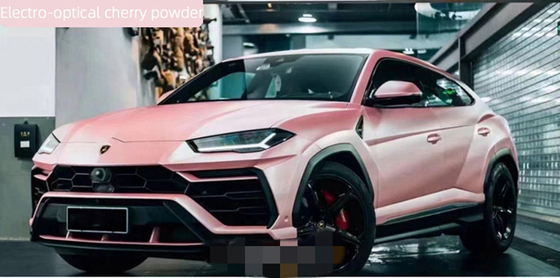 bolla elettro Oprical libero Cherry Powder di 30µm Matte Car Vinyl Wrap Removable
