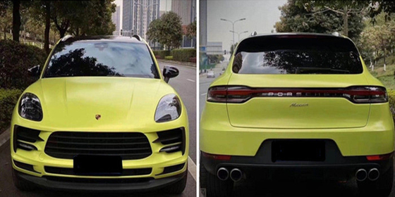 Adesivo acrilico smontabile della radura di Swipeable 60µM Light Bud Green Car Vinyl Wrap dell'ANIMALE DOMESTICO