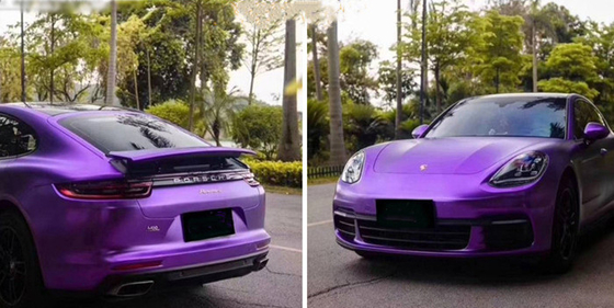 Bolla Violet Car Wrap Film Self elettrica libera che guarisce Swipeable