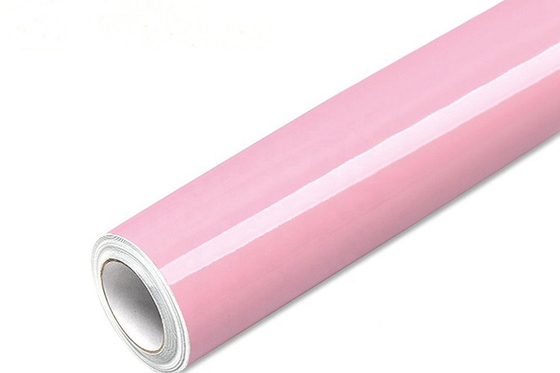L'alto veicolo dell'involucro dell'automobile di rosa della pesca di lucentezza avvolge lo SGS di larghezza del rotolo 1.27m del vinile