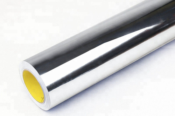 involucro termoresistente del vinile del vinile di Chrome dello specchio 140gsm dell'automobile dell'involucro del rilascio d'argento dell'aria
