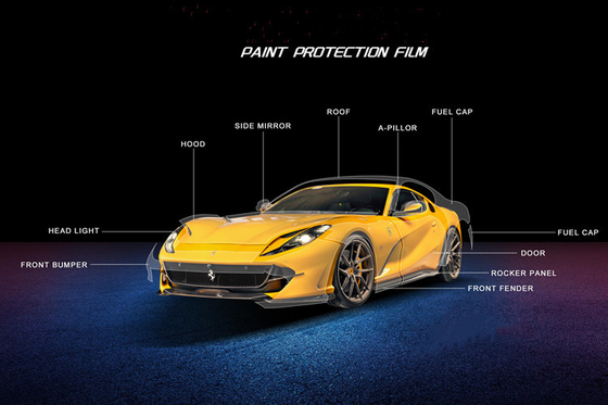 Rivestimento del pPF di 8 film di MIL Matte Transparent Car Paint Protection per l'automobile