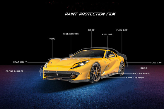 Rivestimento del pPF di 8 film di MIL Matte Transparent Car Paint Protection per l'automobile