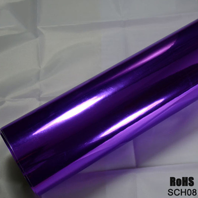 Involucro blu adesivo smontabile 140gsm del vinile di effetto dello specchio dell'involucro dell'automobile di Chrome