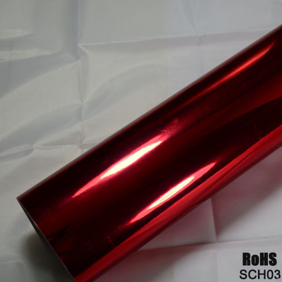 Involucro del vinile dell'automobile di Chrome di rosa di lucentezza con adesivo acrilico smontabile
