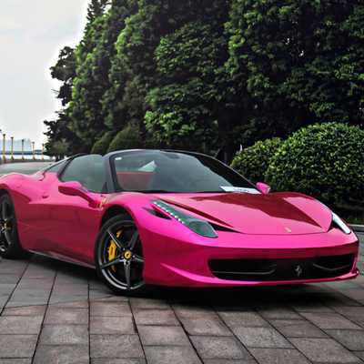 Effetto rosa a prova d'umidità libero dello specchio dell'involucro del vinile dell'automobile di Chrome della bolla