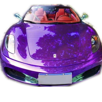 Anti rilascio UV dell'aria di Chrome dell'automobile dell'involucro porpora scuro protettivo del vinile