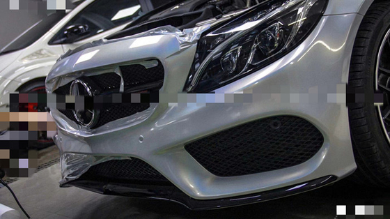 5 anni di durevolezza di Diamond Glitter Car Wrap Silver della scintilla del vinile di larghezza dell'involucro 1.52m