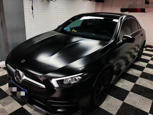 Rotolo Crystal Ceramic Matte Black Bubble metallico dell'involucro dell'automobile della prova di calore libero
