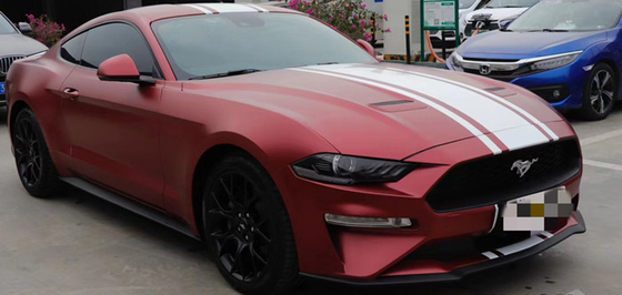 Dei furgoni di durevolezza di Matte Wine Red Car Wrap della bolla metallica del vinile 5 anni liberi