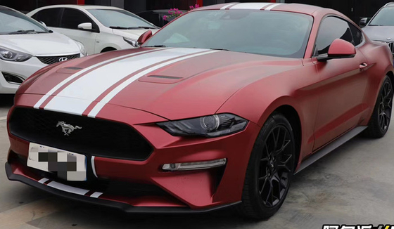 Dei furgoni di durevolezza di Matte Wine Red Car Wrap della bolla metallica del vinile 5 anni liberi