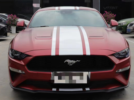 Dei furgoni di durevolezza di Matte Wine Red Car Wrap della bolla metallica del vinile 5 anni liberi