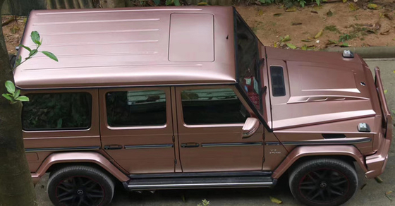 Bolla resistente UV Rose Gold Matte Car Wrap metallica libera dell'involucro del vinile del camion