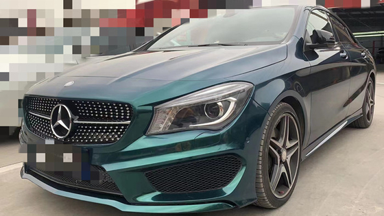 Involucro resistente 140gsm dell'automobile di lucentezza del vinile del graffio verde scuro reale automobilistico dell'involucro