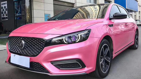 Bolla Swipeable libero di Barbie Metallic Pink Car Wrap della polvere del rossetto