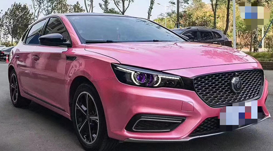 Bolla Swipeable libero di Barbie Metallic Pink Car Wrap della polvere del rossetto