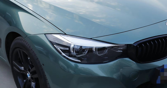 Grigio d'acciaio di titanio di Swipeable della bolla di lucentezza dell'automobile dell'involucro libero del vinile