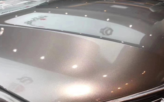 Involucro sottile metallico del vinile dell'automobile di lucentezza di Ash Gray di battaglia a prova d'umidità