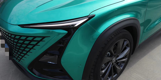 Involucro leggero Emerald Green del vinile dell'automobile di lucentezza per i veicoli di emergenza