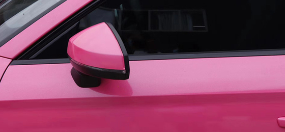 Resistente UV dell'alto di lucentezza di Rose Red Car Wrap Slidable dell'aria del rilascio involucro del vinile