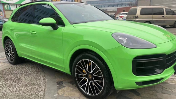 L'involucro libero calandrato polimerico del vinile della bolla di aria ultra lucida l'involucro verde dell'automobile