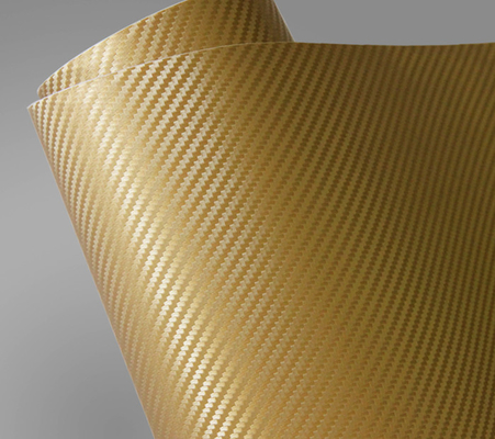 3D ha colorato scorrevole libero della bolla del film dell'involucro del vinile della fibra del carbonio