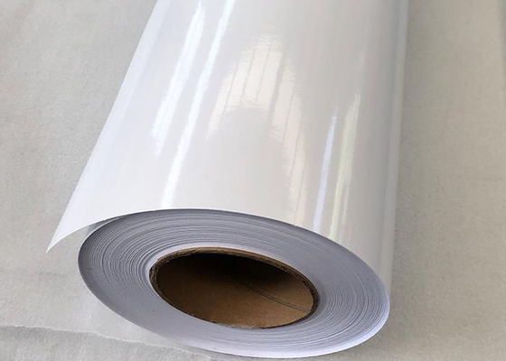 autoadesivo bianco lucido calandrato polimerico del film di stampa di Digital del vinile