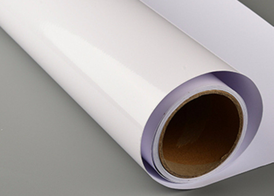 rotolo autoadesivo stampabile smontabile bianco del vinile dei film di stampa di Digital di lucentezza 140gsm