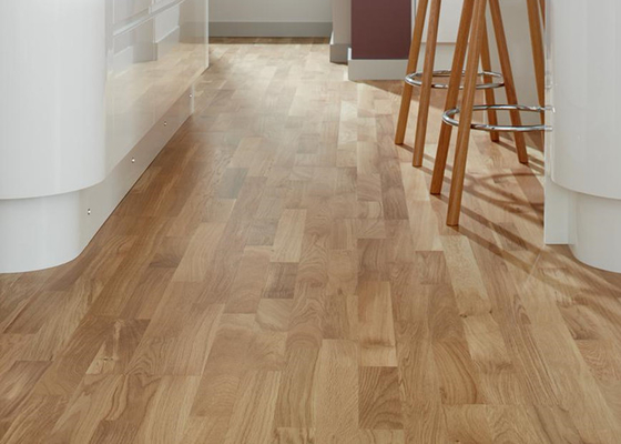3 vinile autoadesivo laminato decorativo del film 1.2mm del grano di legno di quercia della striscia per mobilia