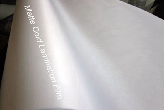 Tocco morbido freddo Matte Laminating Film Roll di forte adesione 1.2mm