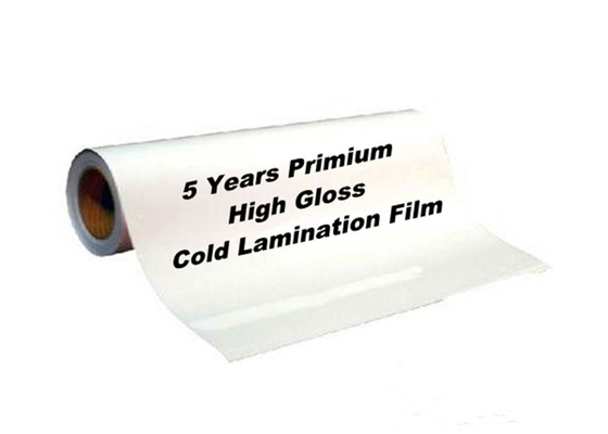 Autoadesivo trasparente di laminazione freddo del film di alta lucentezza del PVC dell'album di foto