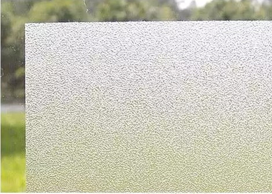 Modello glassato adesivo di scoppio della sabbia del film della finestra di segretezza smontabile decorativa chiaro