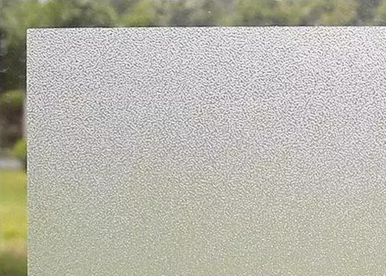 Film di vetro decorativo bianco della finestra di Matte Frosted 0.8mm per segretezza