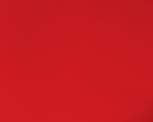 anti film decorativo rosso glassato UV di vetro di finestra della pianura autoadesivo