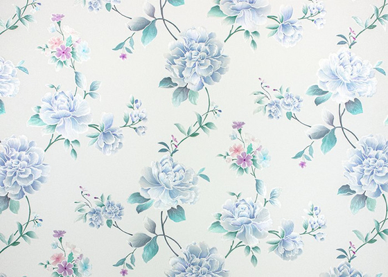 Resistente UV decorativo blu del film di vetro di finestra di Rose Textured 3D
