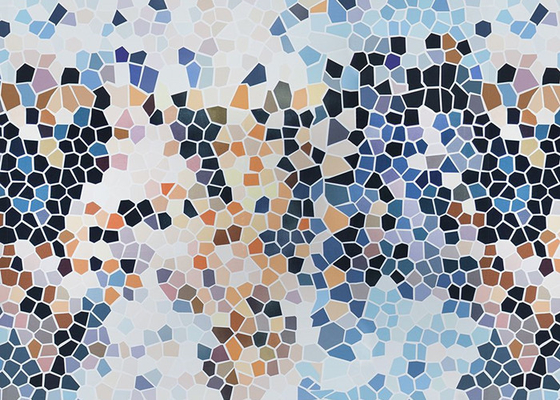 La diversità ha colorato il film decorativo macchiato la segretezza 1.22Mx50M di vetro di finestra