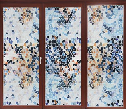 La diversità ha colorato il film decorativo macchiato la segretezza 1.22Mx50M di vetro di finestra