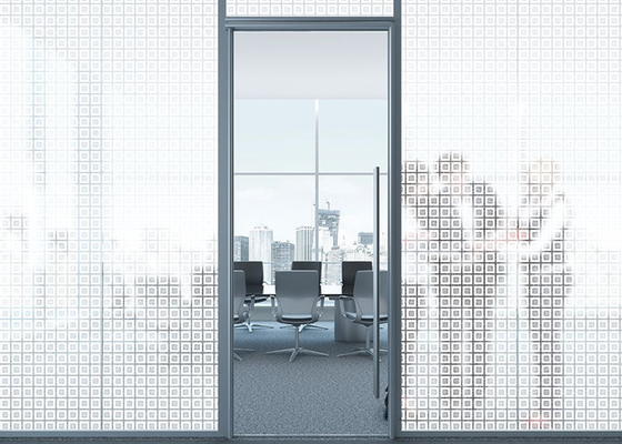 L'elettricità statica del film di vetro di finestra di due Tone Sparkle Privacy Removable Decorative aderisce