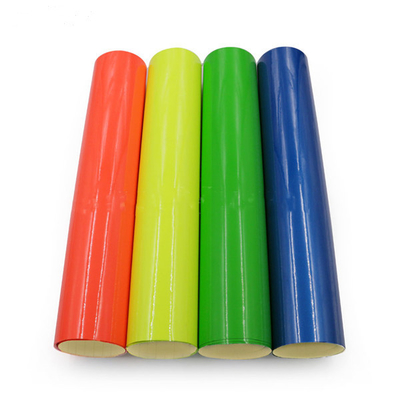 Graffio decorativo del film 0.1mm del vinile di taglio di colore fluorescente del PVC resistente