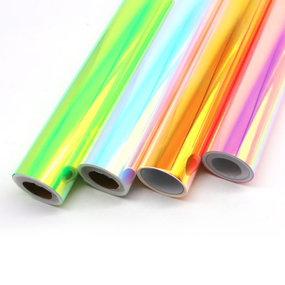 Film Photoluminescent chiaro HTV di Deco dell'arcobaleno dell'unità di elaborazione del termo del film vinile molle del trasferimento di calore