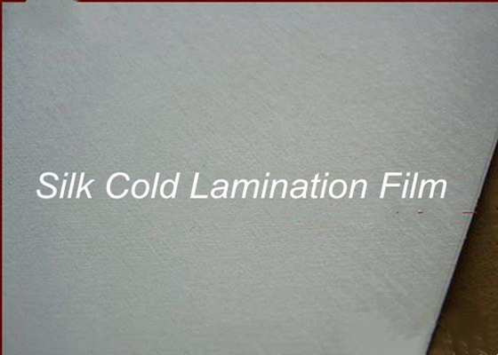 Rotolo di film di laminazione freddo di effetto di seta 0.6MM per protezione dei grafici di immagini